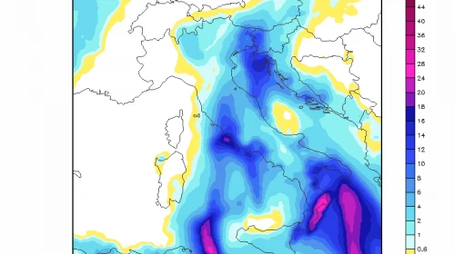 Maltempo, 7 Novembre 2014: forti piogge sul Metapontino, ma la vera allerta è su Calabria e Leccese